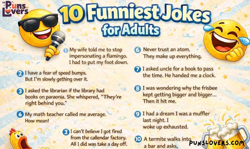 10 Funniest Jokes for Adults