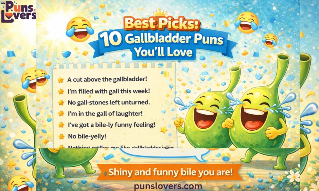 Best Picks: 10 Gallbladder Puns You'll Love