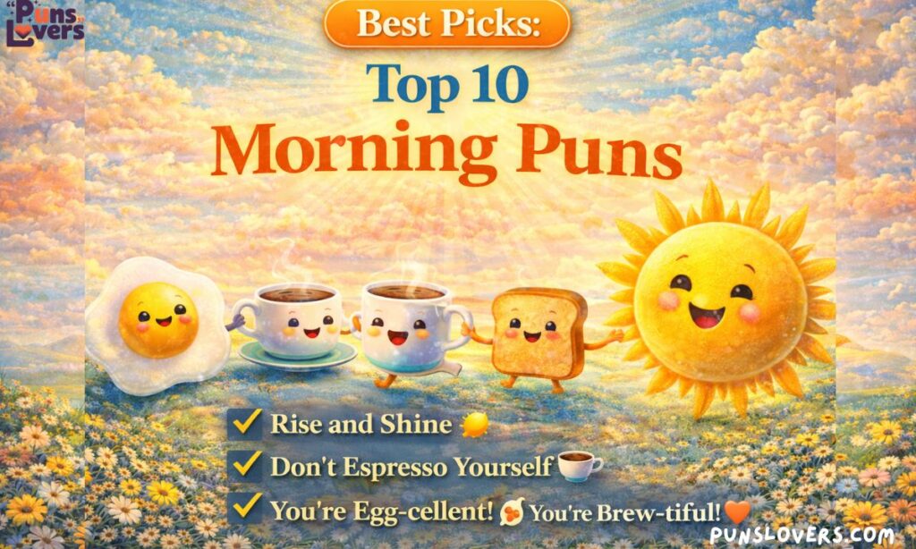 Best Picks: Top 10 Morning Puns