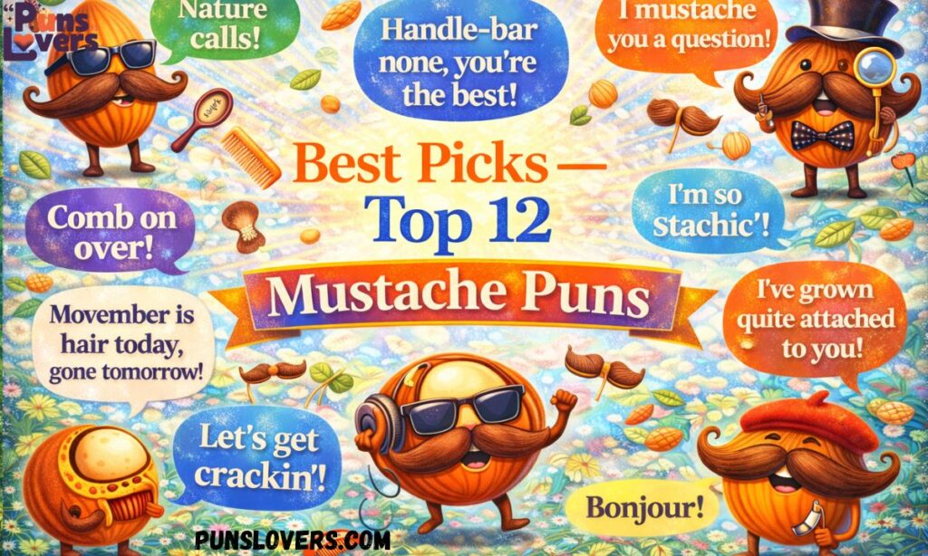 Best Picks — Top 12 Mustache Puns