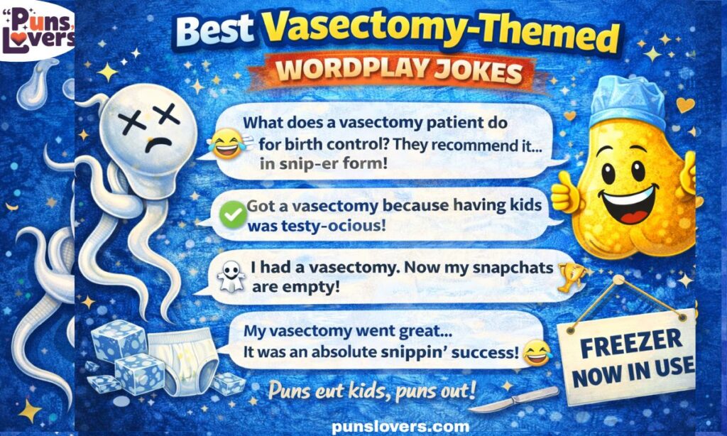 Best Vasectomy-Themed Wordplay Jokes
