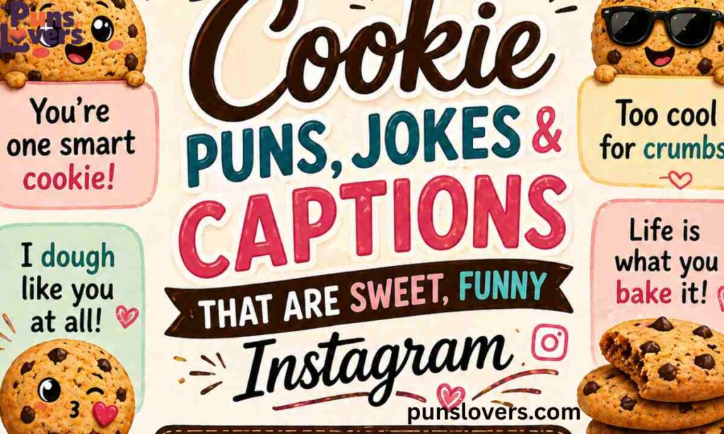 Cookie Puns Jokes & Captions That Are Sweet Funny Instagram