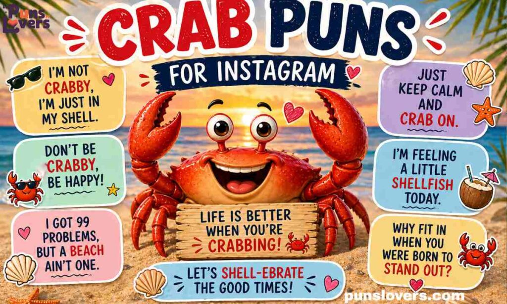 Crab Puns for Instagram
