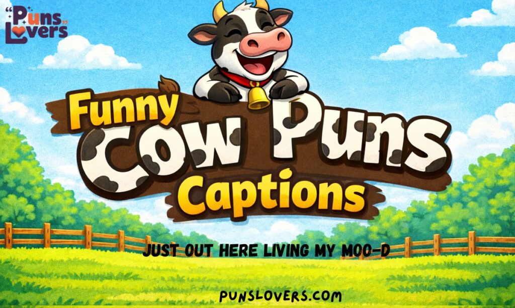 Funny Cow Puns Captions