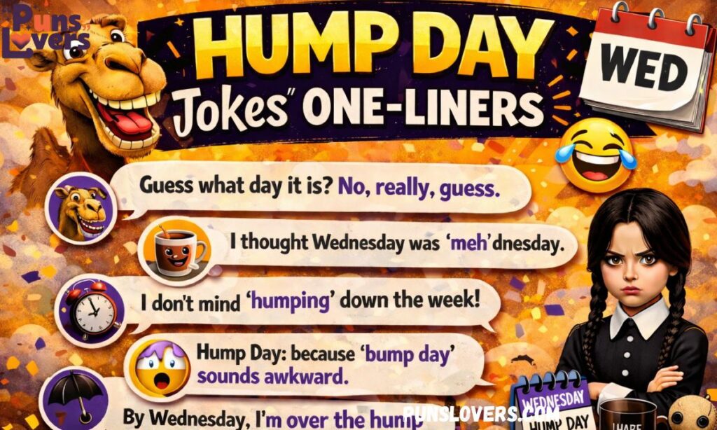 Hump Day Jokes One-Liners