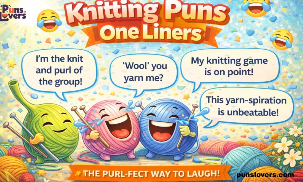 Knitting Puns One Liners