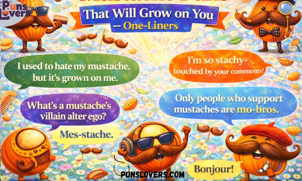 _ Mustache Puns That Will Grow on You — One-Liners