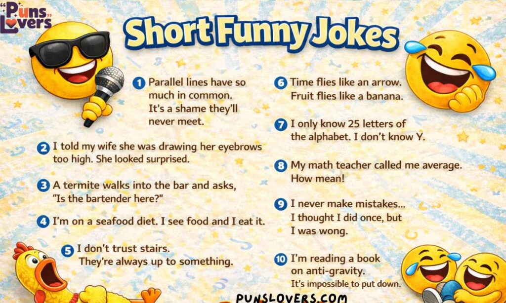 Short Funny Jokes