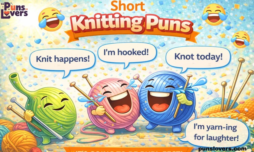 Short Knitting Puns