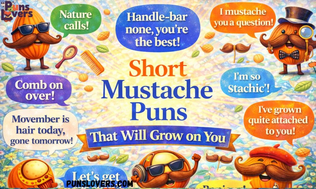 Short Mustache Puns That Will Grow on You