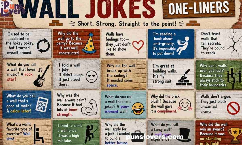 Wall Jokes One-Liners