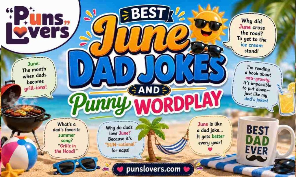 Best June Dad Jokes and Punny Wordplay