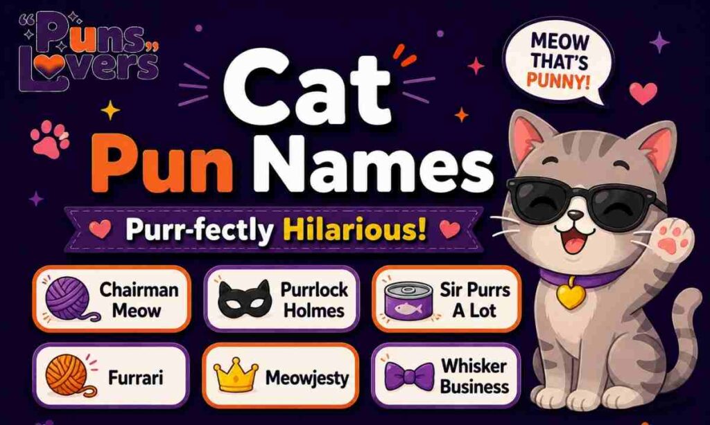 Cat Pun Names