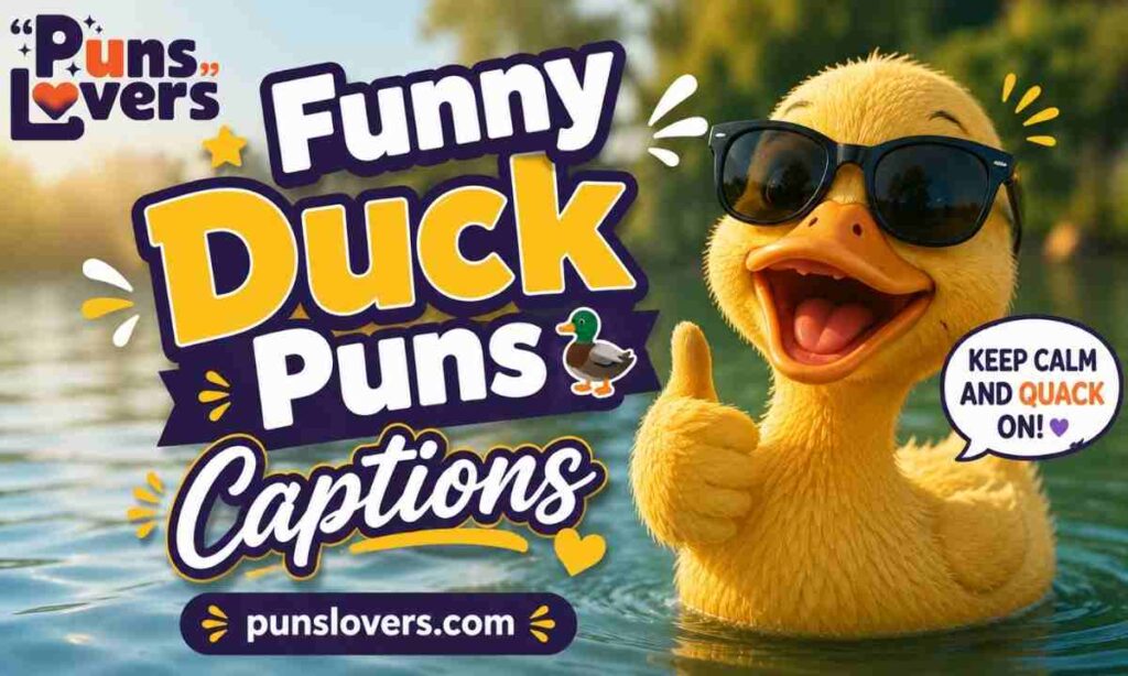 Funny Duck Puns Captions