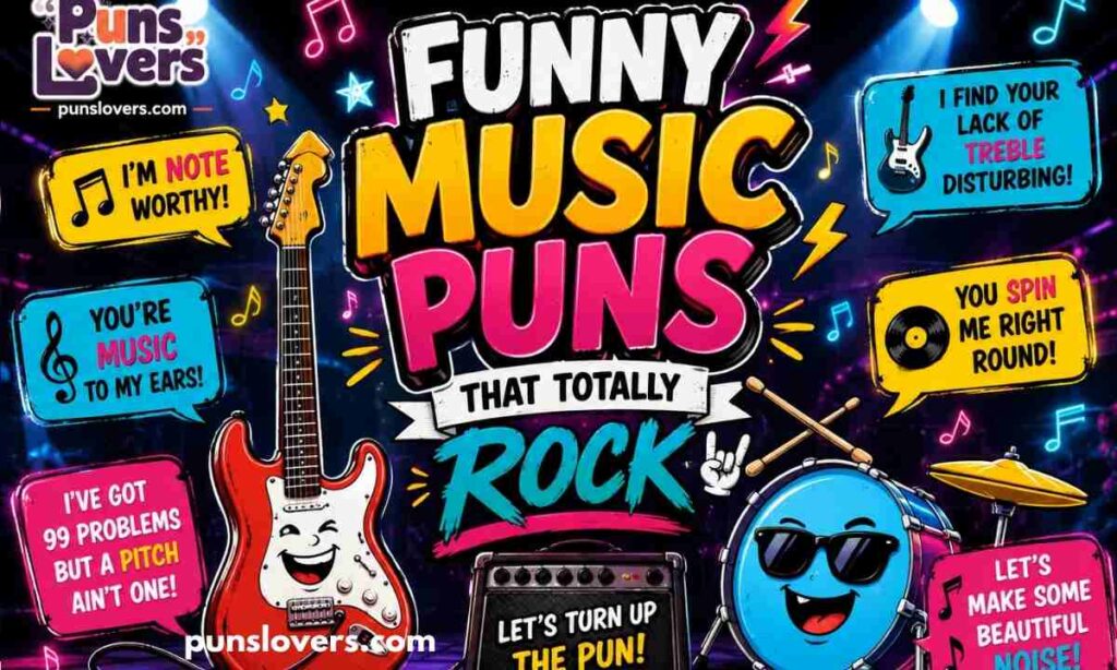 Funny Music Puns That Totally Rock