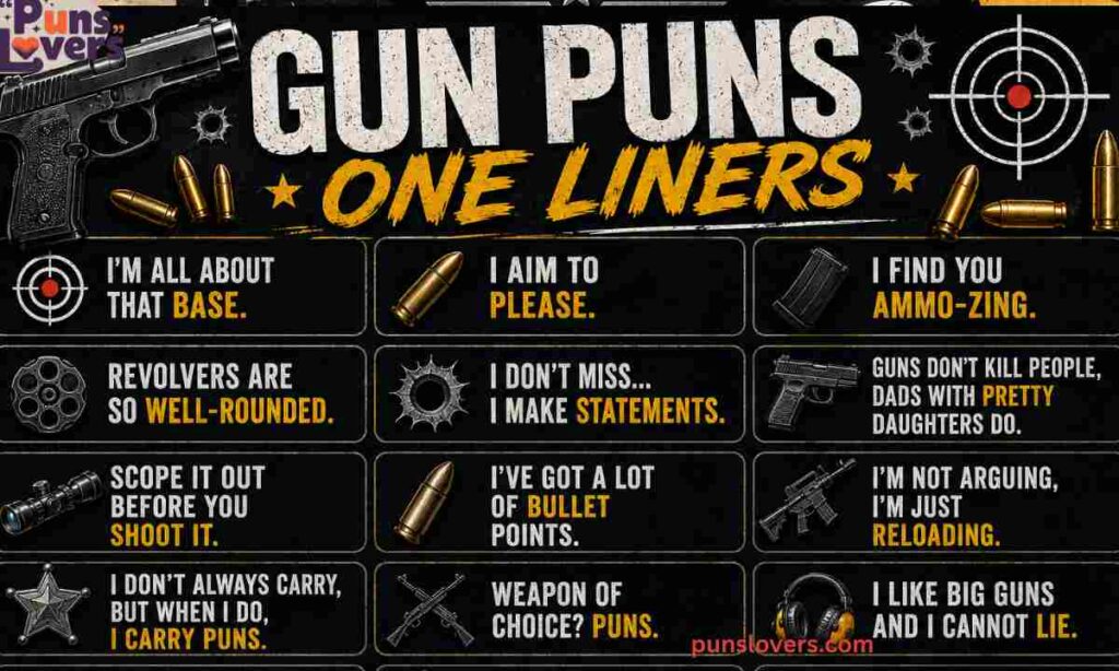Gun Puns One Liners 