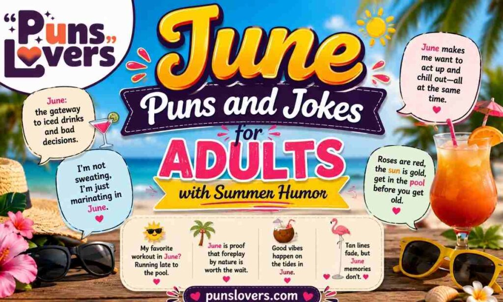 June Puns and Jokes for Adults with Summer Humor