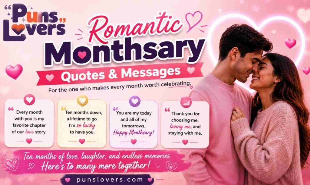 Romantic Monthsary Quotes & Messages