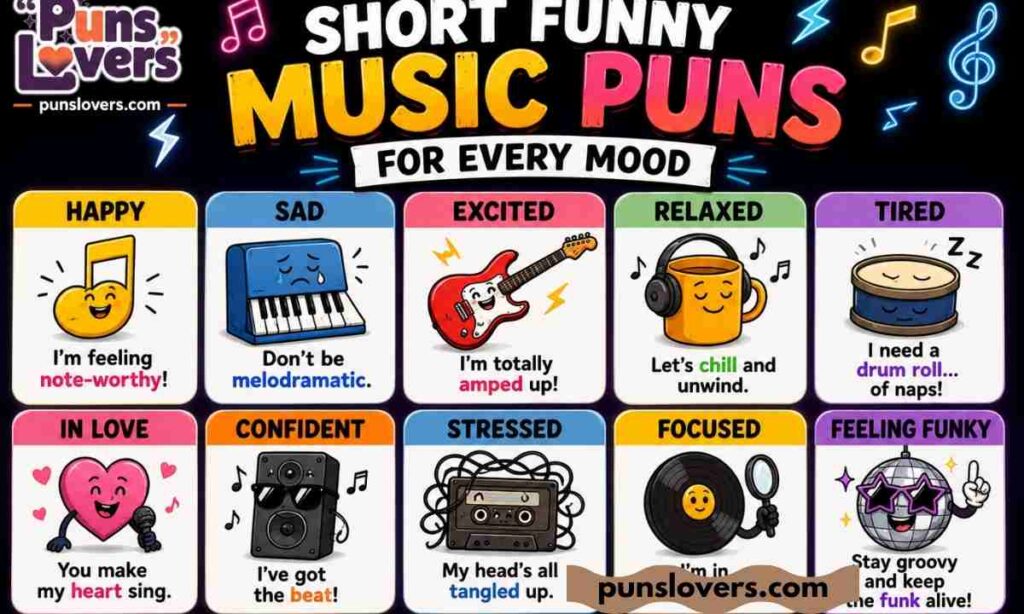 Short Funny Music Puns for Every Mood