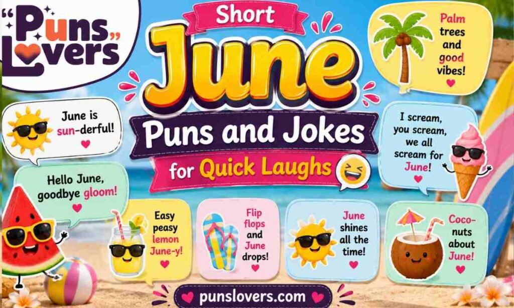 Short June Puns and Jokes for Quick Laughs