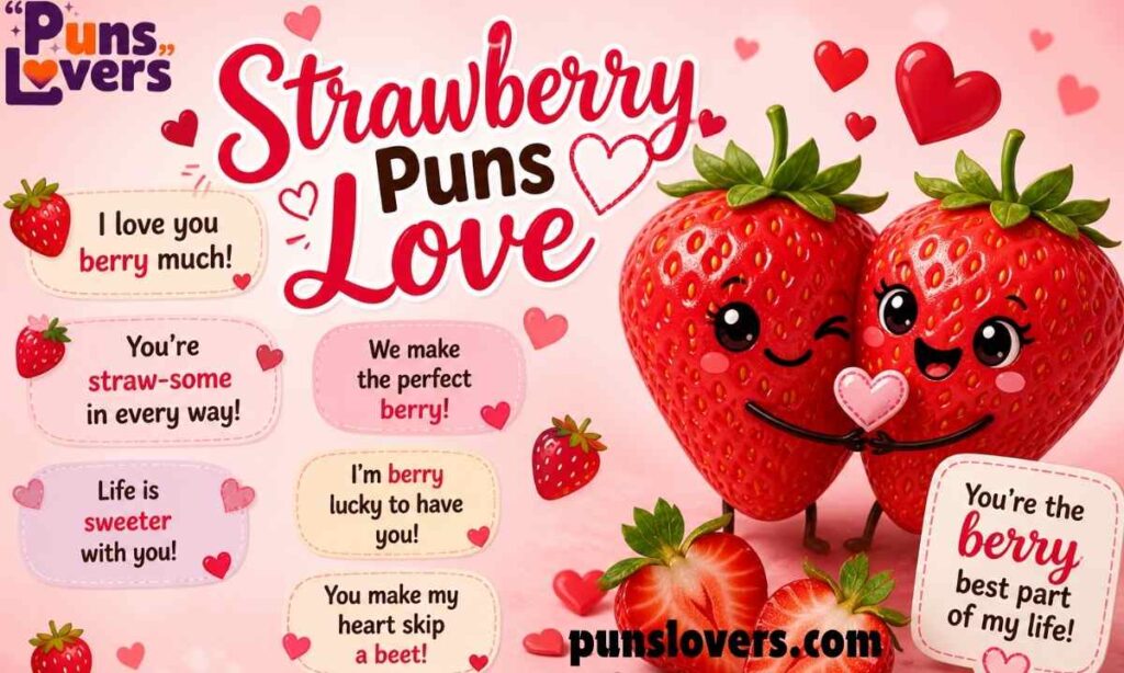 Strawberry Puns Love