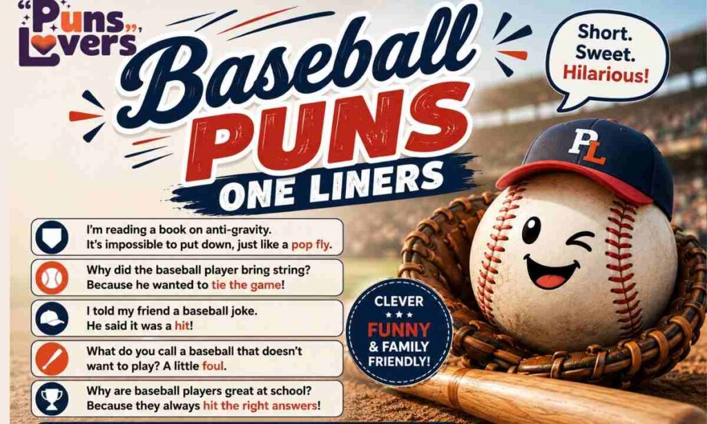 Baseball Puns One Liners