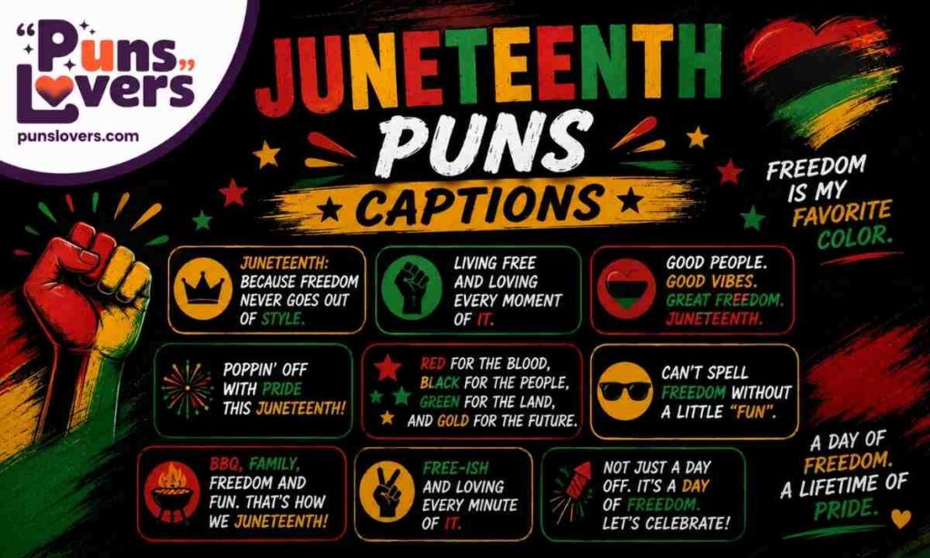 Juneteenth Puns Captions