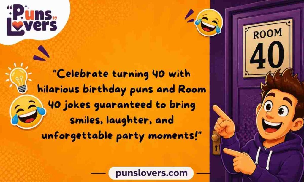 Room 40 Birthday Puns and Jokes