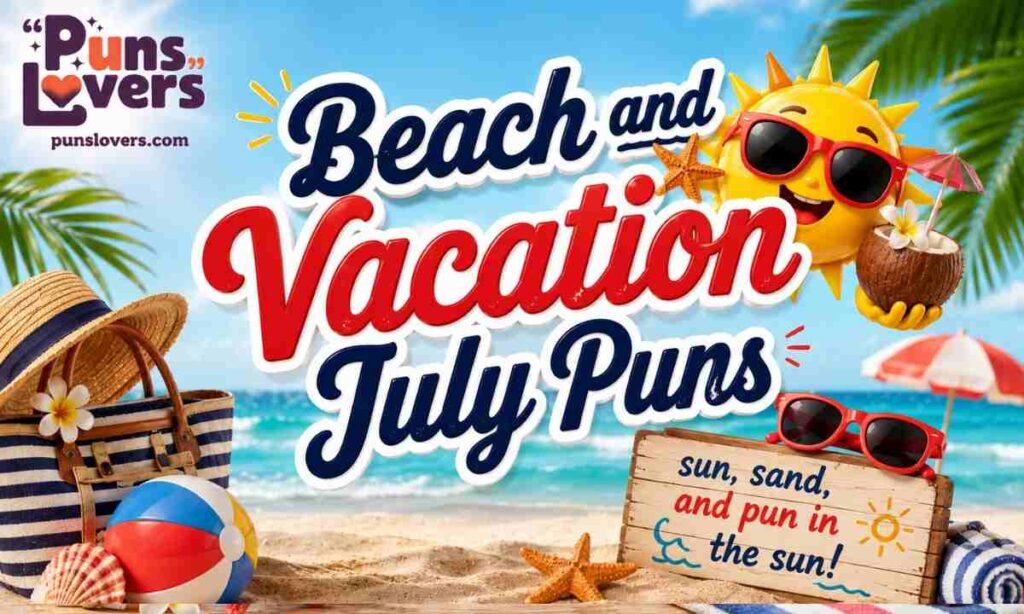 Beach and Vacation July Puns