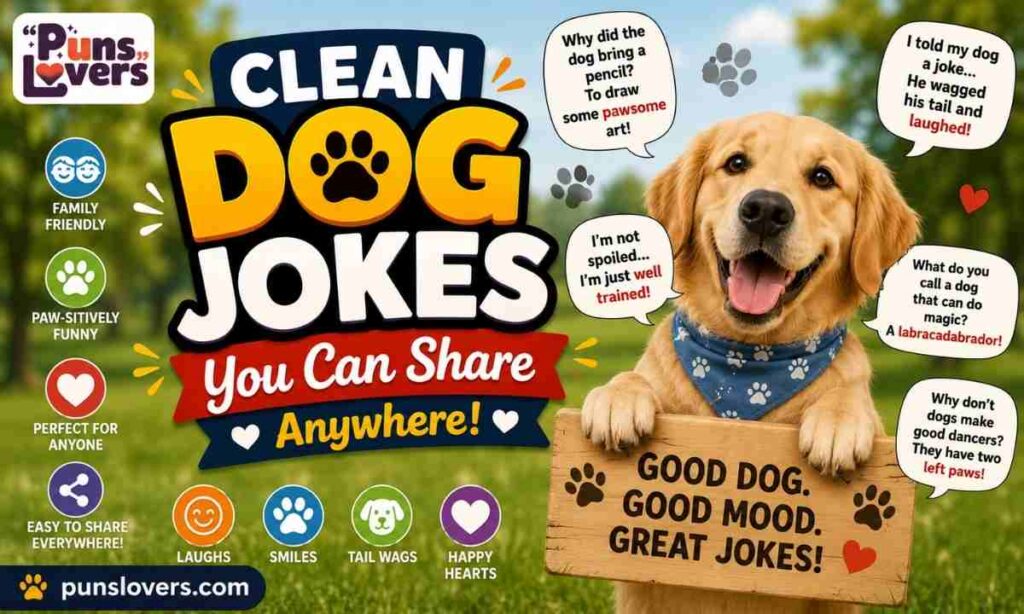 Clean Dog Jokes You Can Share Anywhere