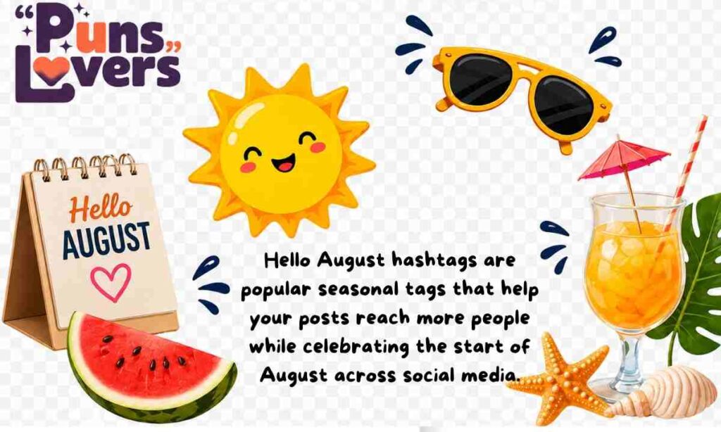 Hello August Hashtags