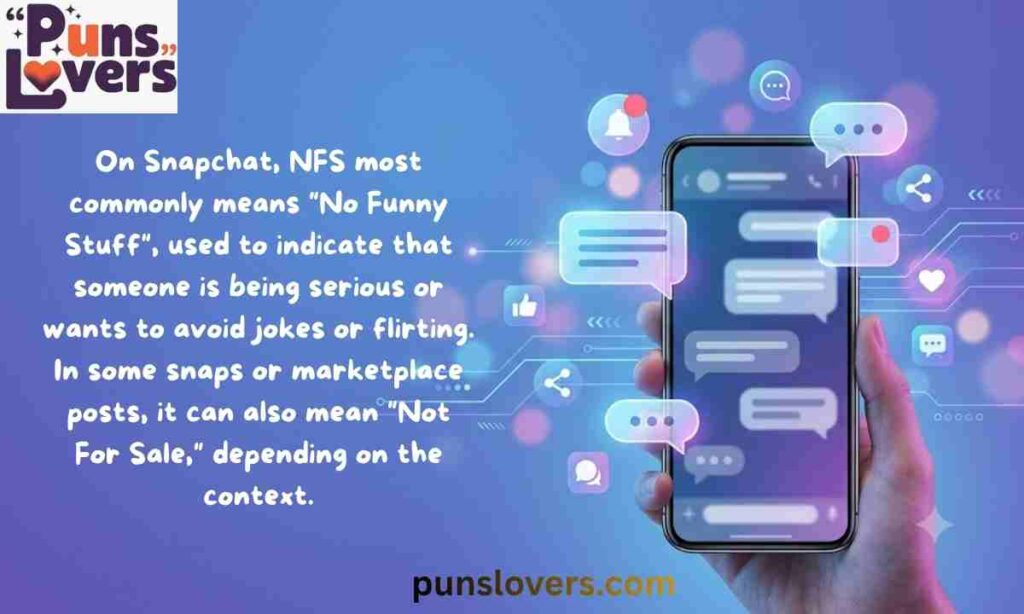 What Does NFS Mean on Snapchat