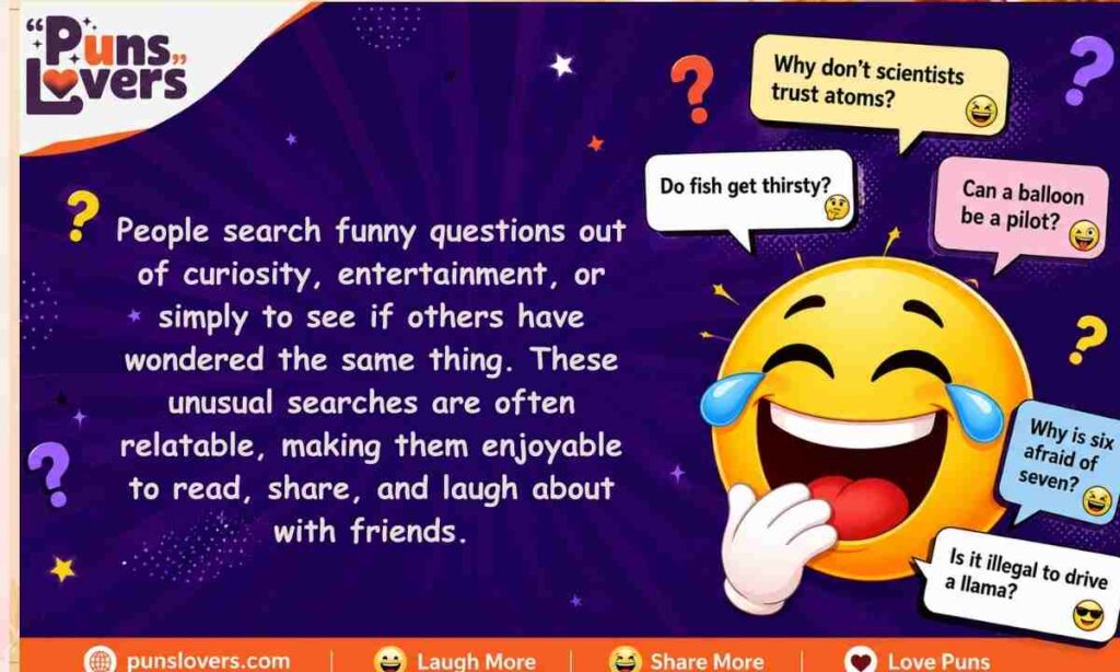 Why Do People Search Such Funny Questions