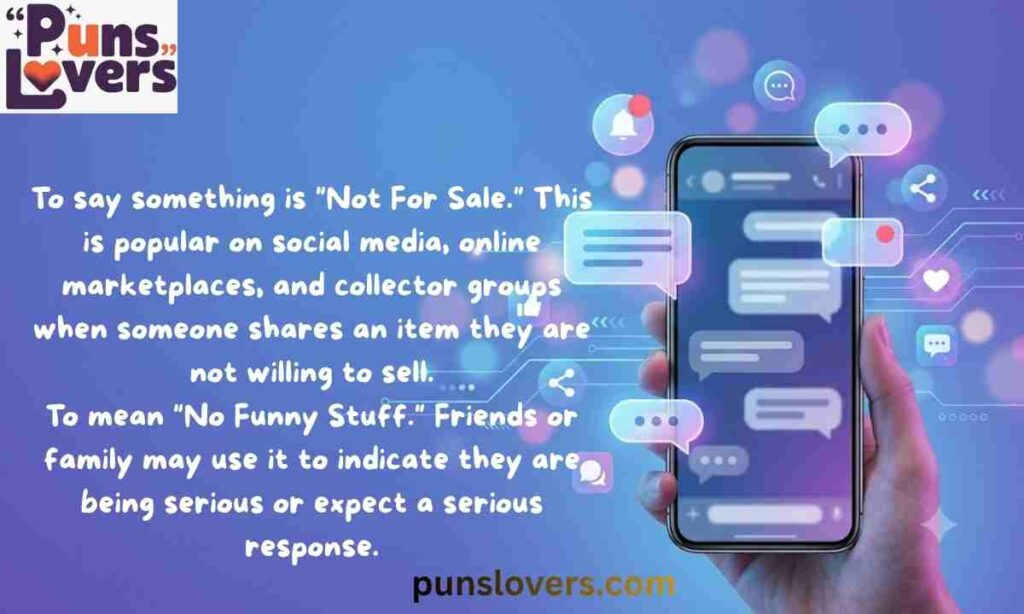 Why People Use NFS in Text Messages