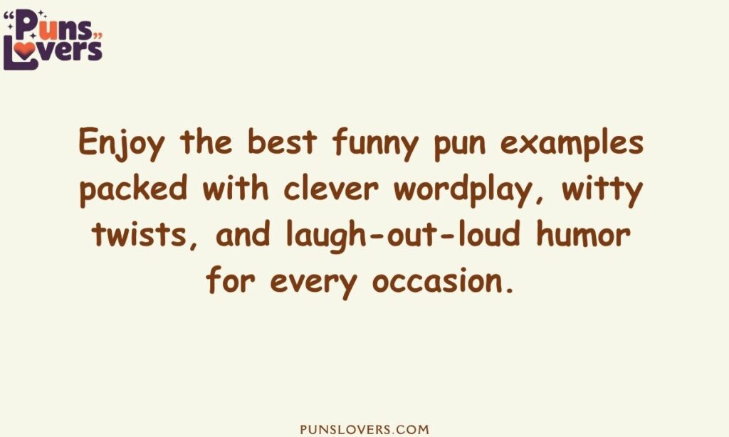 Best Funny Pun Examples That Will Make You Laugh