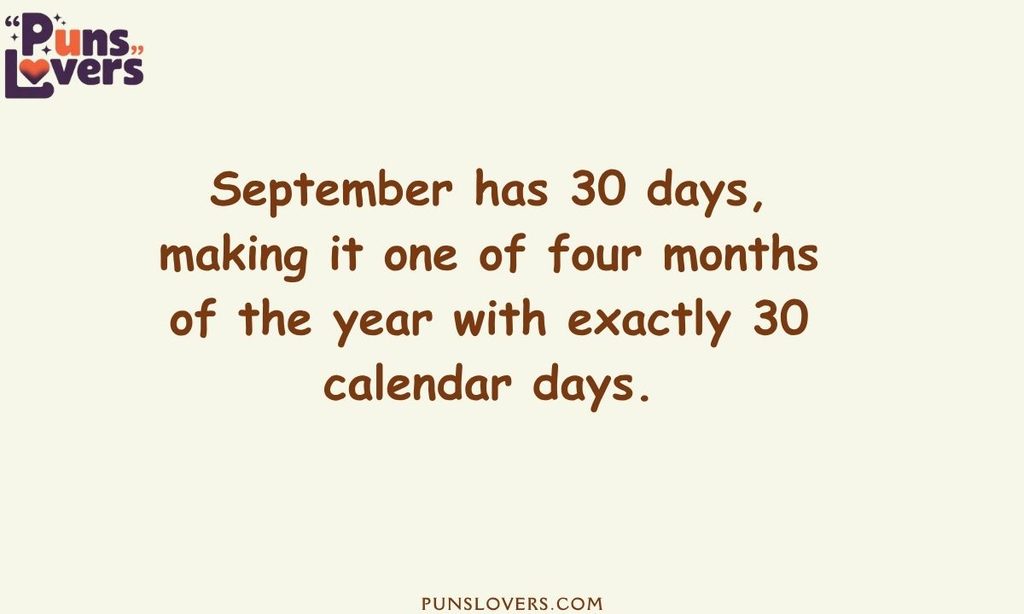 How Many Days Are in September