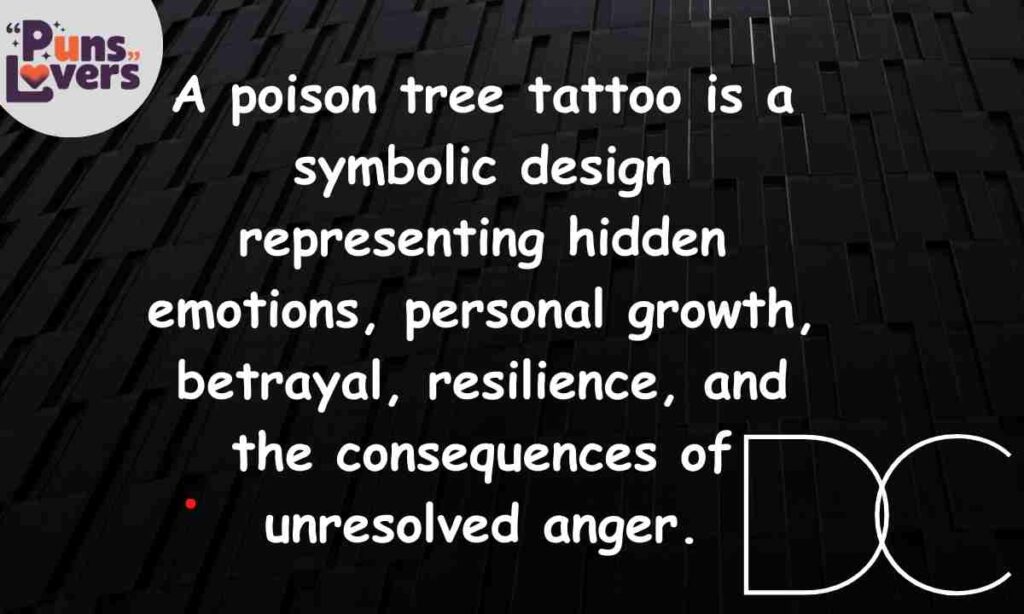 What Is a Poison Tree Tattoo