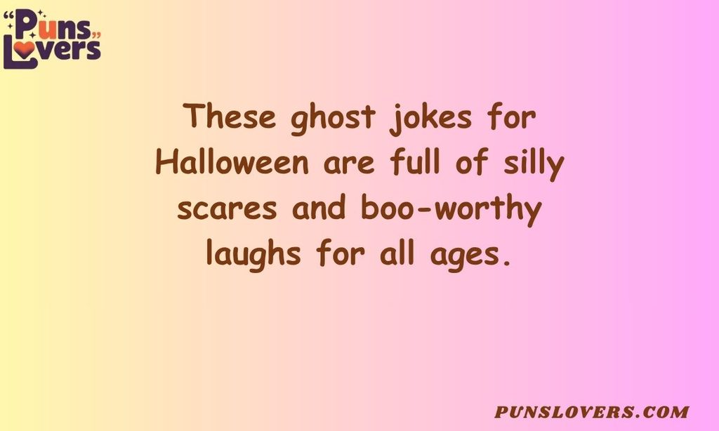 Ghost Jokes for Halloween