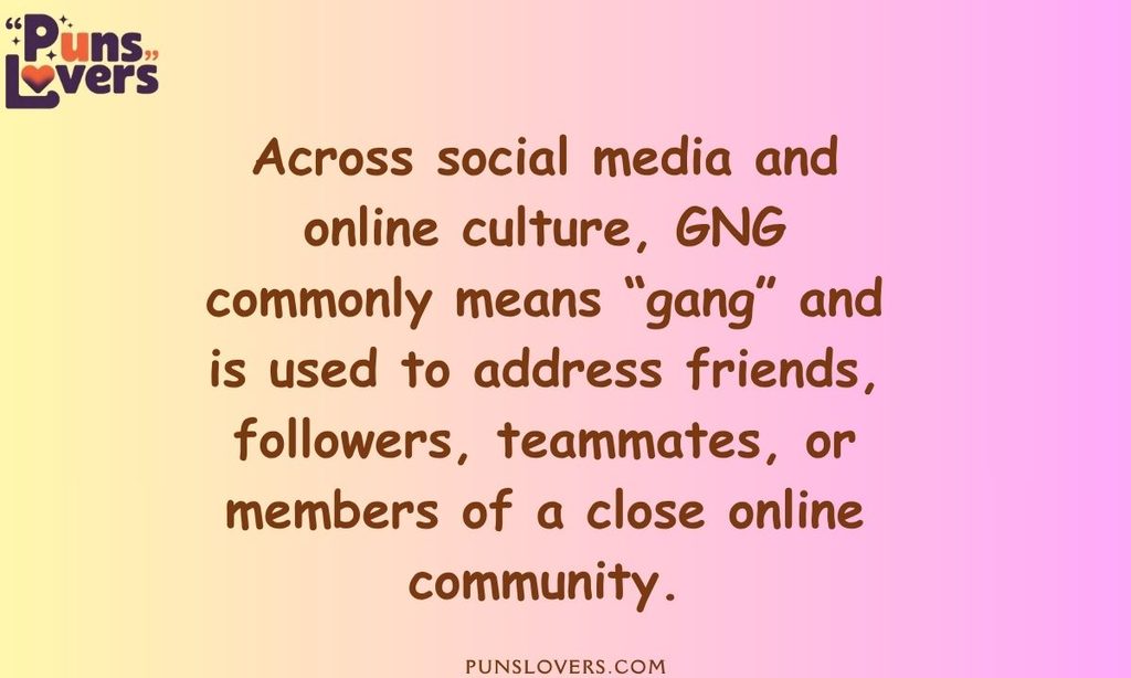 How GNG Is Used Across Social Media and Online Culture