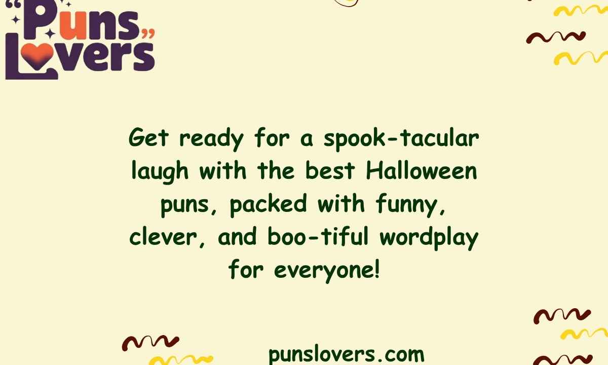 Best Halloween Puns for a Spooky Laugh
