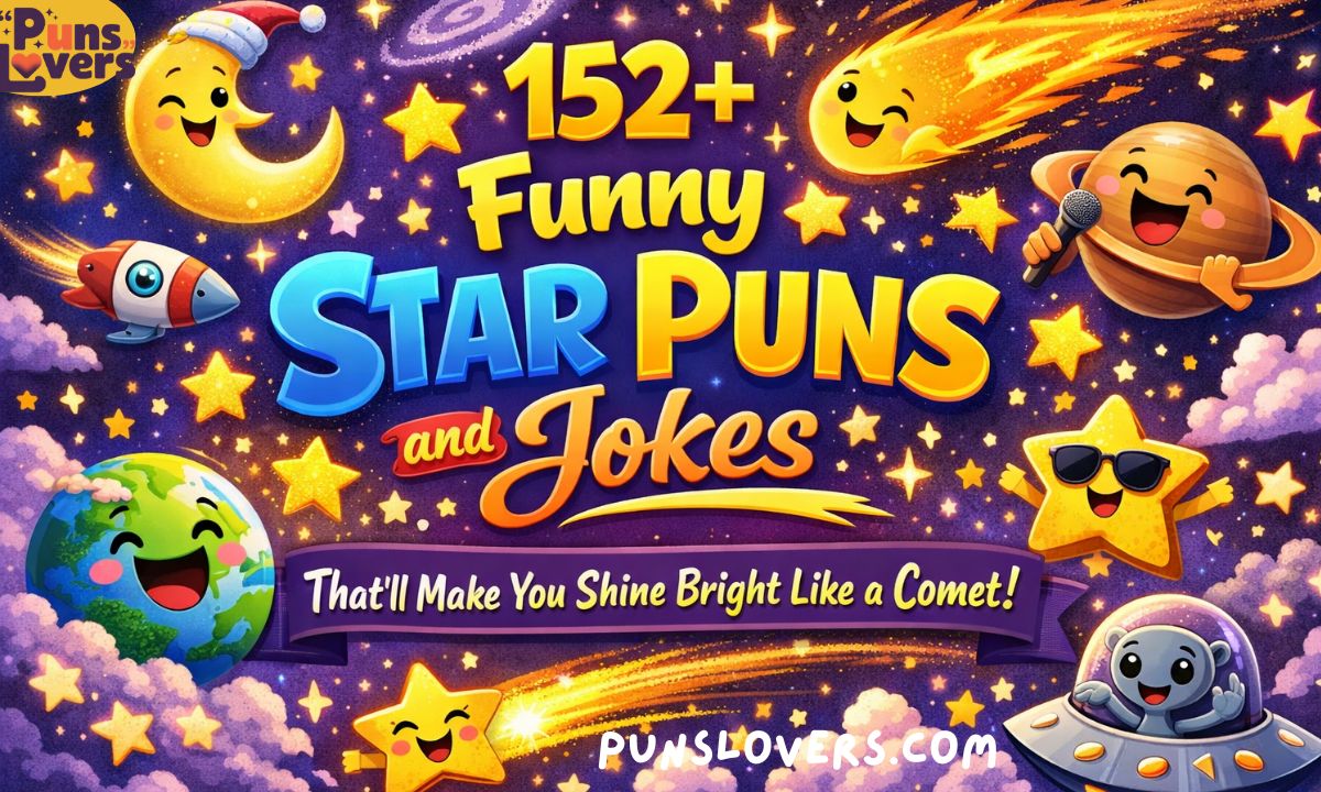 152+ Funny Star Puns and Jokes ✨ That'll Make You Shine Bright Like a Comet!