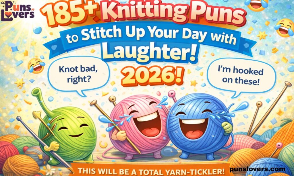 185+ Knitting Puns to Stitch Up Your Day with Laughter! (2026)