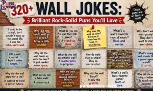 320+ Wall Jokes: Brilliant Rock-Solid Puns You'll Love