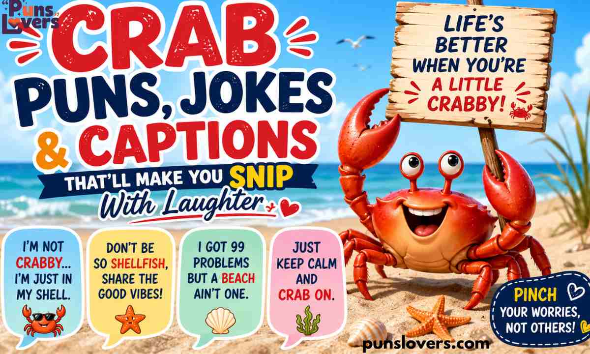 Crab Puns, Jokes & Captions That'll Make You Snip With Laughter