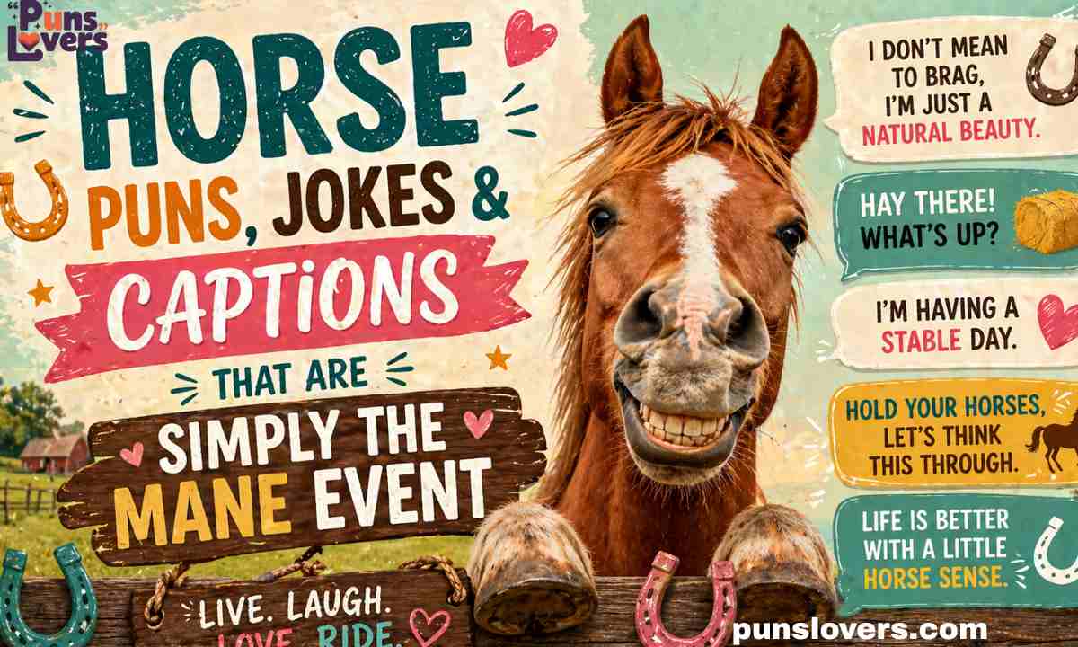 Horse Puns, Jokes & Captions That Are Simply the Mane Event