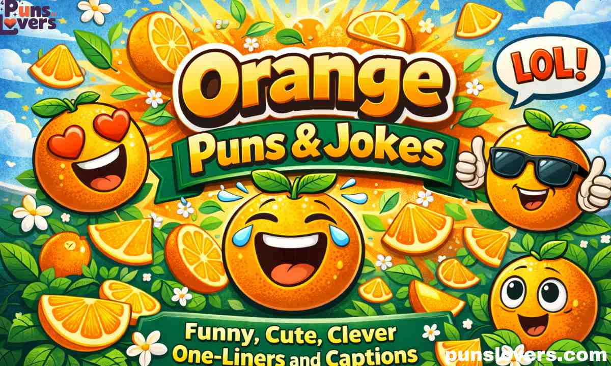 🍊 Orange Puns & Jokes – Funny, Cute, Clever One-Liners and Captions
