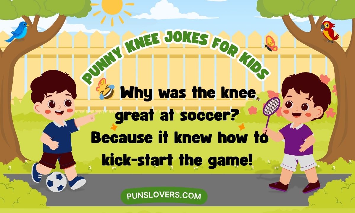 Punny Knee Jokes for Kids