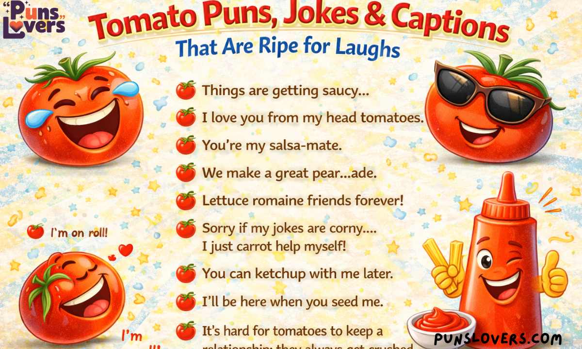 Tomato Puns, Jokes & Captions That Are Ripe for Laughs