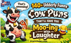 🐮 140 + Udderly Funny Cow Puns That’ll Have You Moo-ing With Laughter 😂