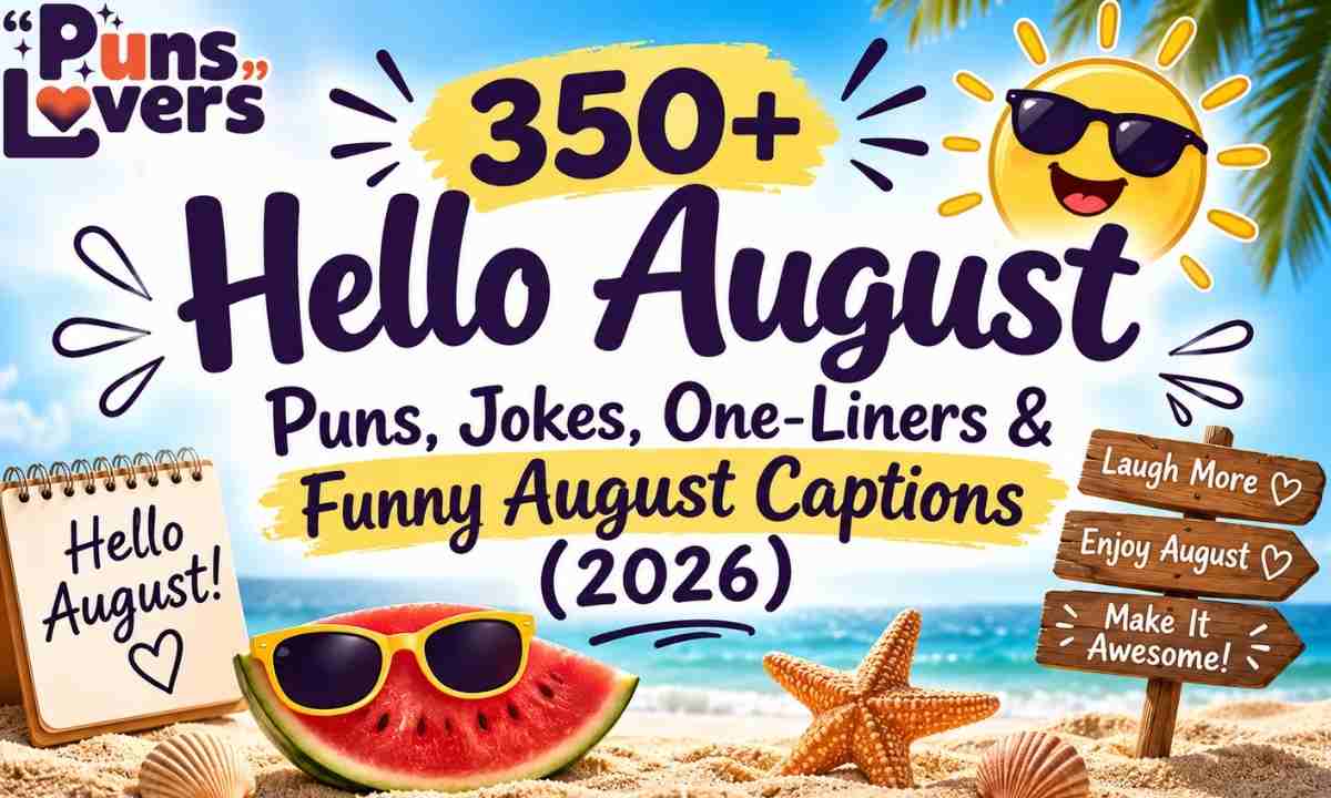 Hello August Puns
